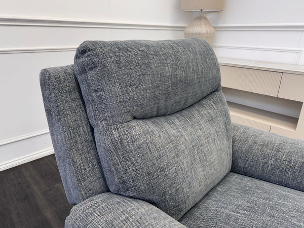 Furniture Village Sloane Grey Fabric Armchair Electric Power Recliner6