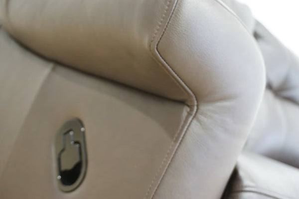 G Plan Riley capri chocolate leather manual reclining 3 seater sofa1