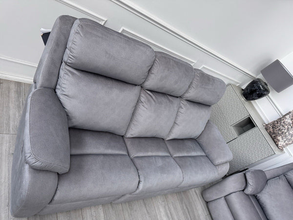 G Plan Kingsbury Charcoal Stingray 3 & 3 Seater Sofa Set Manual Recliners15