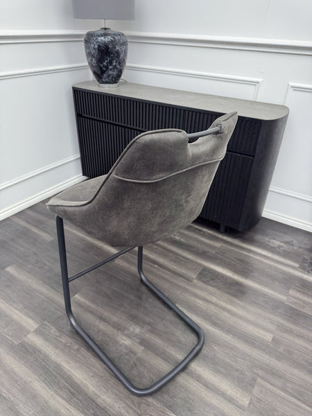 Furniture Village Warrior grey cantilever dining barstool (Pre-sale)5