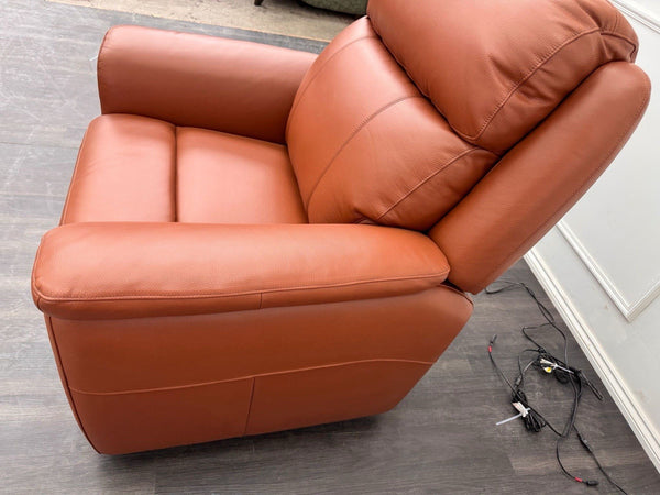 LAZY BOY PARIS Static Armchair In Brown Leather9