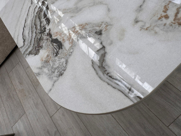 Furniture Village Avorio Small Extending Dining Table marble-effect ceramic top10