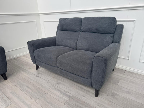 Furniture Village Zen Grey Fabric 3 &2 Seater Sofa Set19