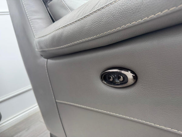 Furniture Village Missouri Power Recliner 3 Seater Sofa Set & Armchair Grey11