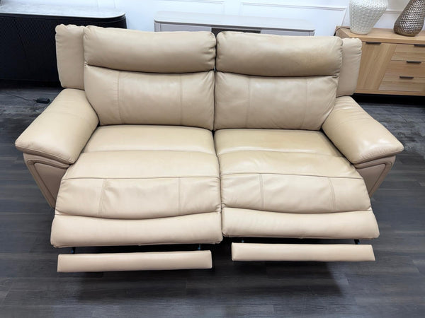 DFS Wren Power Recliner 3 Seater Sofa In Taupe Leather15