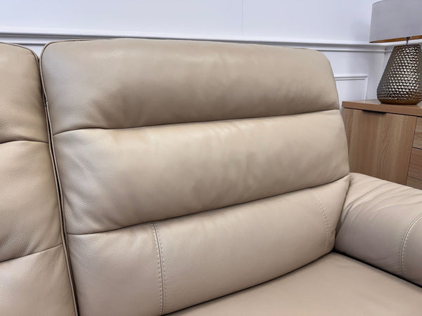 Furniture Village Nimbus 3 Seater Sofa Pwr Recliner+headrest+lumbar Taupe17