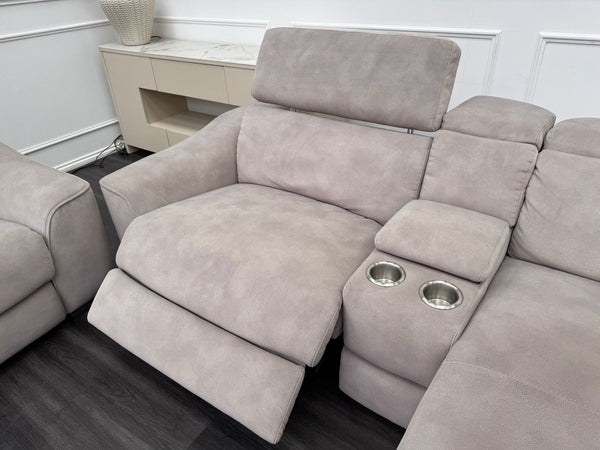 FV Xavier 3 + 2 Seater Lounger Corner Sofa Set Power Recliner & Headrests12