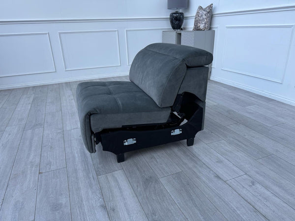 Sofology Marvella Flecked Mineral Green Velvet Middle Section Power Recliner14