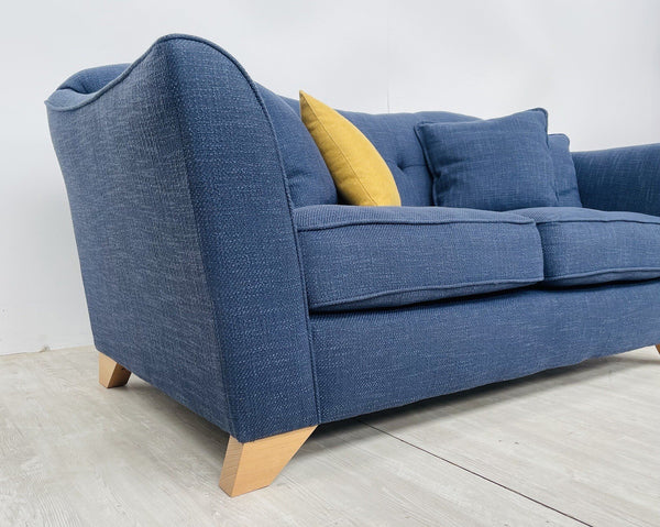 New Sofology Bartelli Navy Blue Fabric 2 Seater Sofa10