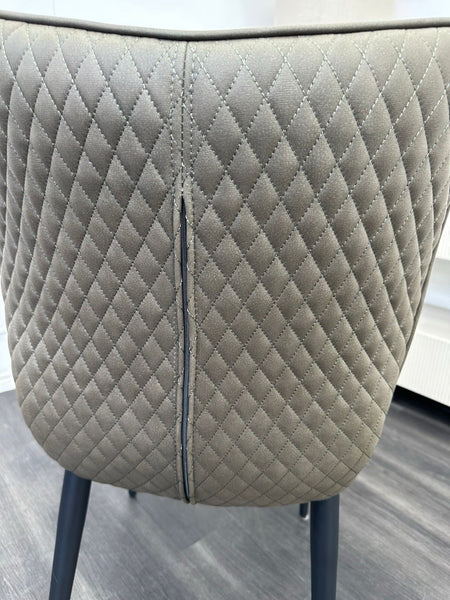 Furniture Village Murcia standard dining chair grey faux leather (Pre-sale)3