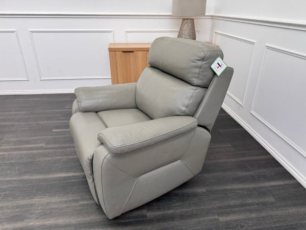 LAZYBOY Daytona POWER RECLINER ARMCHAIR WITH POWER HEADREST IN Grey Leather15