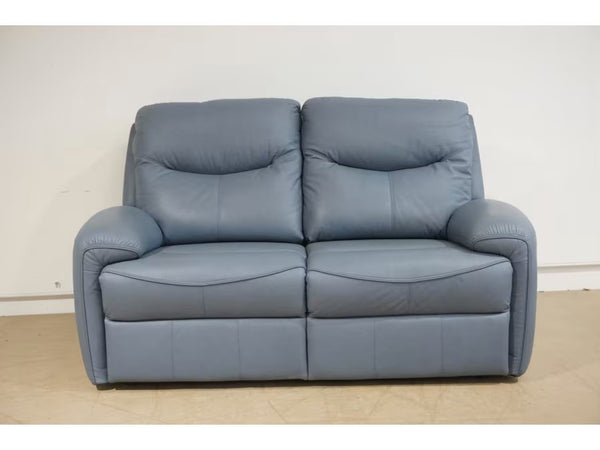 G Plan Amesbury cambridge sky leather standard 2 seater sofa4
