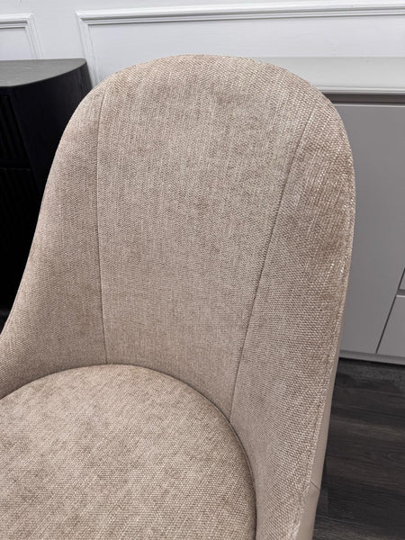 FV Jose Pebble Beige Fabric Swivel Dining Chair (Pre-sale)10