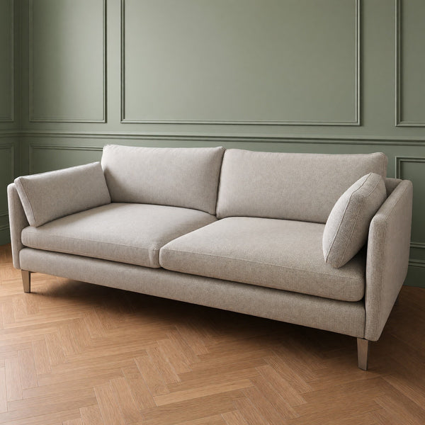 Duresta Soho Grand 3 Seater Sofa in Grey Fabric 0
