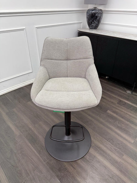 Furniture Village Kiara grey/taupe swivel dining barstool (Pre-sale)17