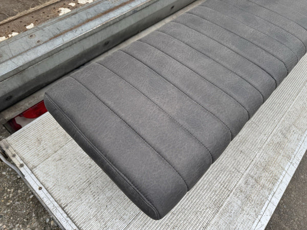 Furniture Village Moon 180cm Grey Fabric Dining Bench2
