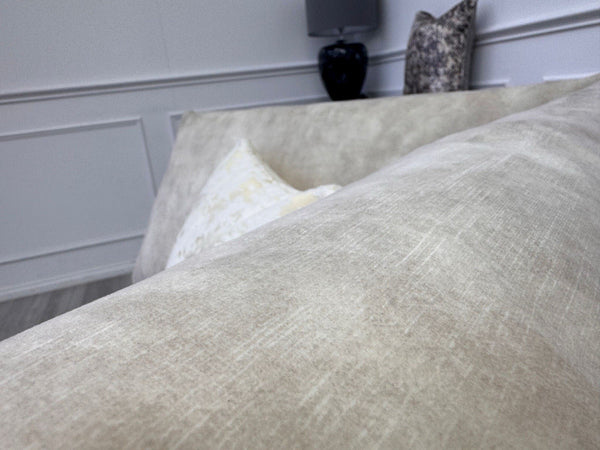 Sofology Emperor Modular Corner Unit Section Ivory/Cream Velvet Fabric7