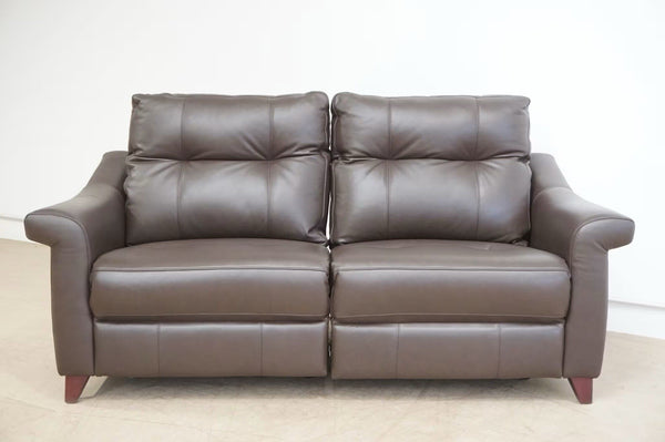 G Plan Riley capri chocolate leather manual reclining 3 seater sofa4