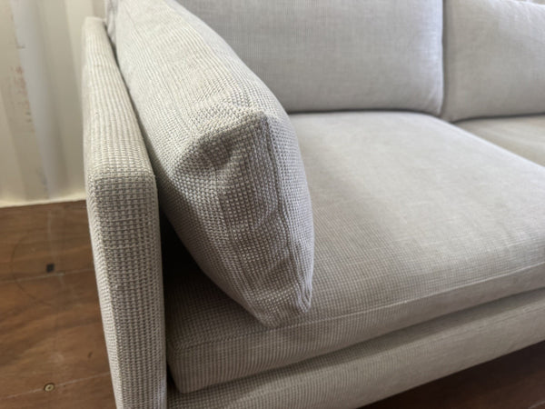 Duresta Soho Grand 3 Seater Sofa in Grey Fabric 16
