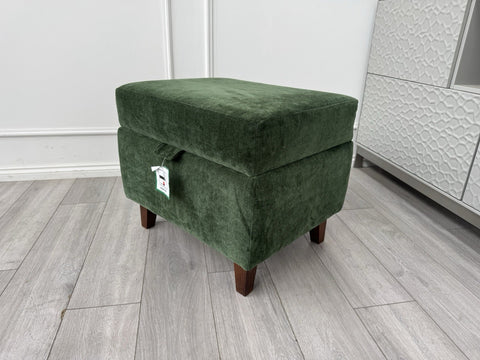 Furniture Village Palace Green Storage Footstool0