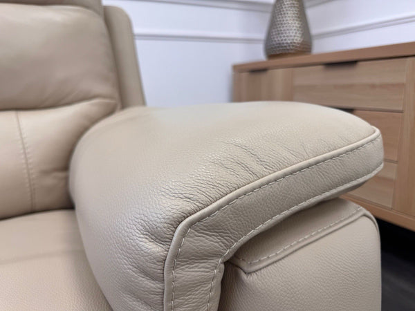 Furniture Village Nimbus 3 Seater Sofa Pwr Recliner+headrest+lumbar Taupe8