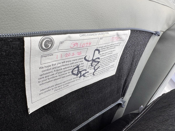 G Plan Thornbury Olive Leather Power Recliner Armchair20