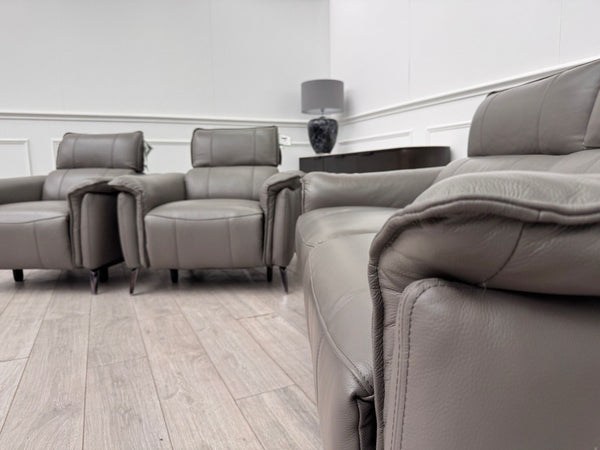 FV Jude 3 Seater & 2x Armchair Power Recliner Sofa Set with Telescopic Headrests16