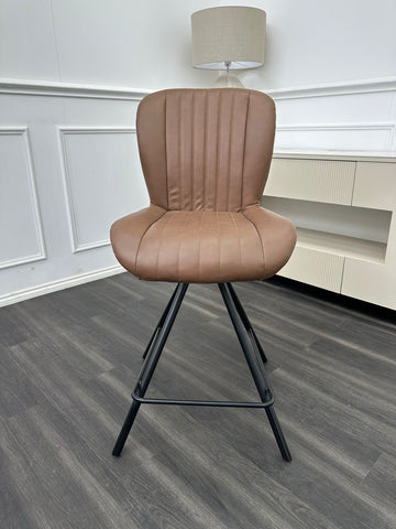 FV Bodahl Terra Swivel Dining Barstool Brown With Handle (Choose Quantity)0