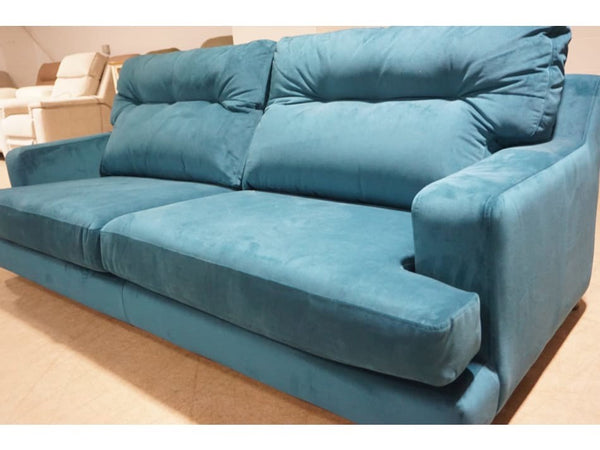 G Plan Vintage 72 plush mallard fabric 3 seater sofa2