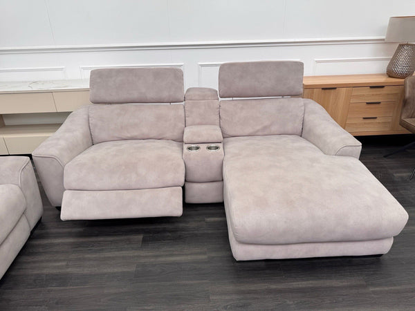 FV Xavier 3 + 2 Seater Lounger Corner Sofa Set Power Recliner & Headrests8