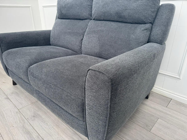 Furniture Village Zen Grey Fabric 3 &2 Seater Sofa Set8