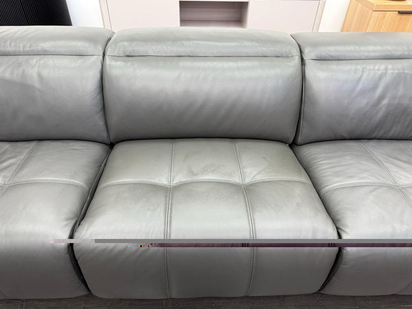 Sofology Marvella Power Recliner Large 4 Seater Sofa Charcoal Leather23