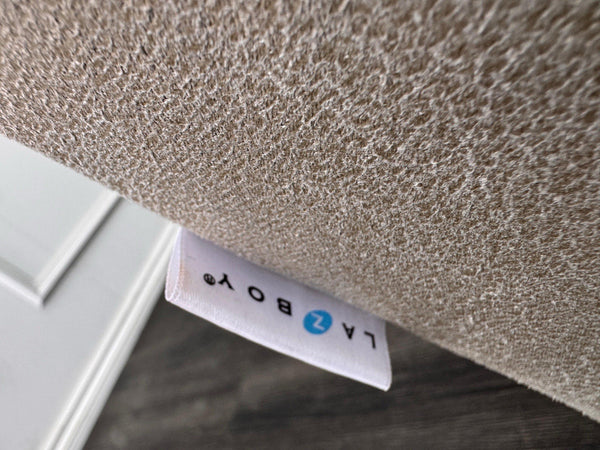 LA Z BOY Winchester Power Recliner 3 Seater Sofa In Beige Fabric Power Headrest7