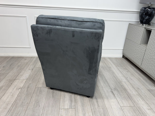 Sofology Parker Middle Section Dark Grey Microfibre Fabric8