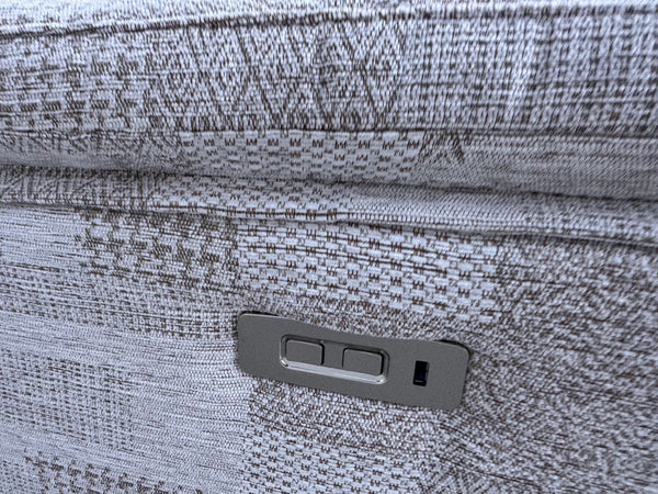 G Plan Thornbury 3 Seater Sofa Patterned Beige Fabric Power Recliner12