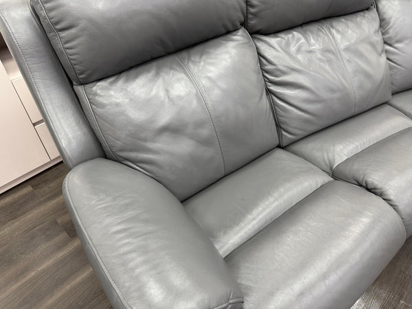 G Plan Kingsbury Capri Seal Leather 3 Seater Curved Sofa Power Recliner23