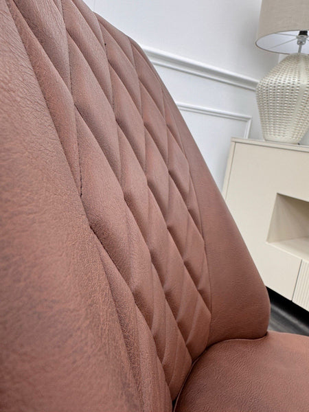 Furniture Village Jupiter/Mars Brown Leather Swivel Dining Chair (Pre-sale)9
