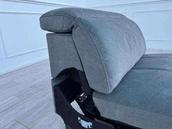 Sofology Marvella Flecked Mineral Green Velvet Middle Section Power Recliner12