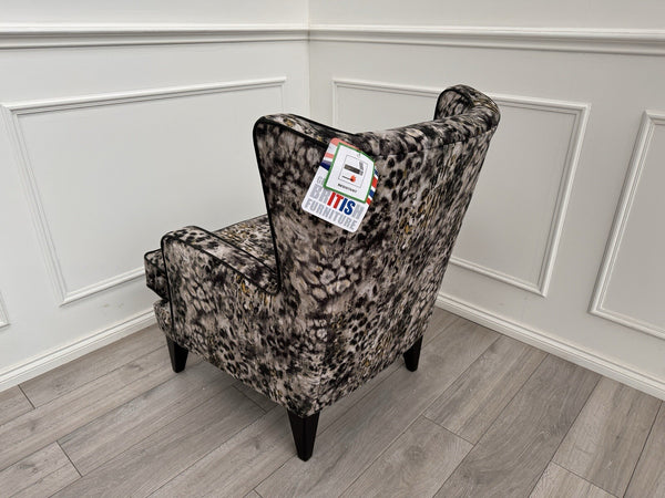 Parker Knoll Modern Classics Wing Chair Inca Smoke Fabric RRP £159514