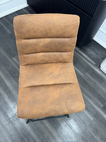 Furniture Village Njord Rust Fabric Swivel Barstool Chair1