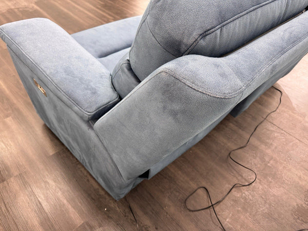 G PLAN Thornbury Power Recliner 3 Seater Sofa In Indigo Stingray Velvet Fabric9