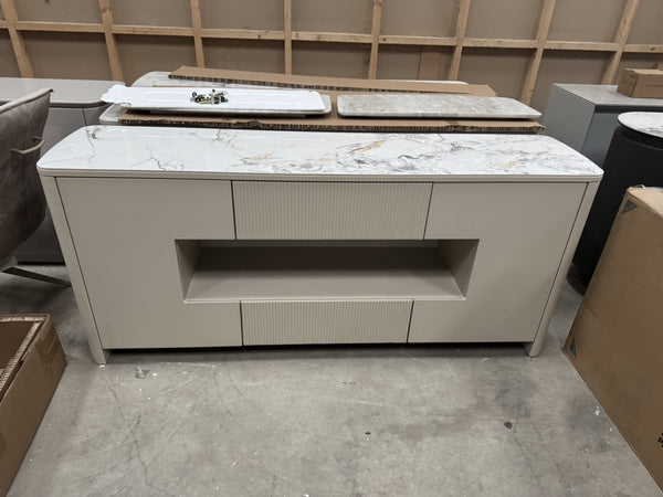 Furniture Village Avorio Large 2 Door 2 Drawer Sideboard with LED 0