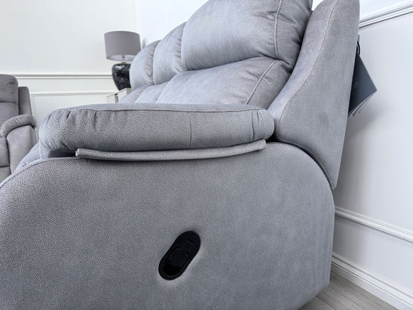 G Plan Kingsbury Charcoal Stingray 3 & 3 Seater Sofa Set Manual Recliners7