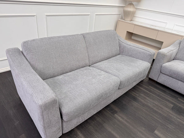 Furniture Village Optimus 3 Seater Sofabed + 2 Seater Sofa Set Grey Fabric2