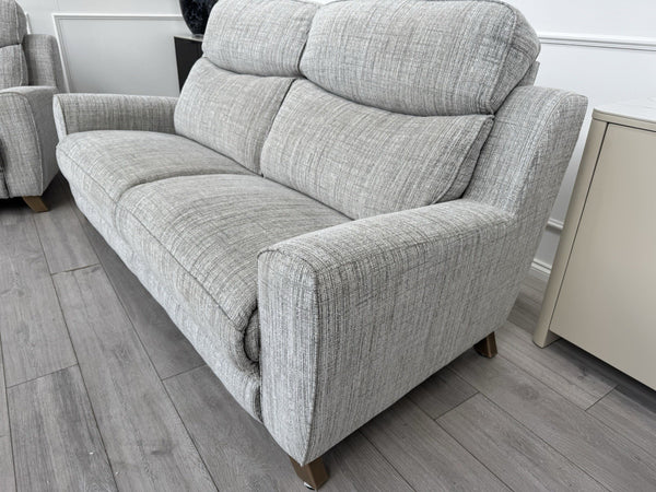 Furniture Village Grey Fabric 3 & 2 Seater Sofa Set14