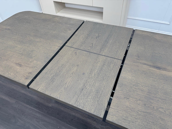 Furniture Village Jai Large Extending Dining Table Walnut Wood Top16