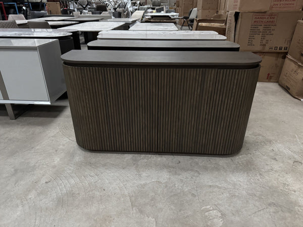 Furniture Village JAI Large 4 Door 1 Drawer Sideboard - Walnut Wood2