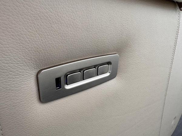 G Plan Kingsbury Beige  Leather 3 Seater Sofa Power Recliner Headrest & Lumbar8