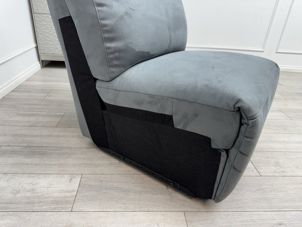 Sofology Parker Middle Section Dark Grey Microfibre Fabric5