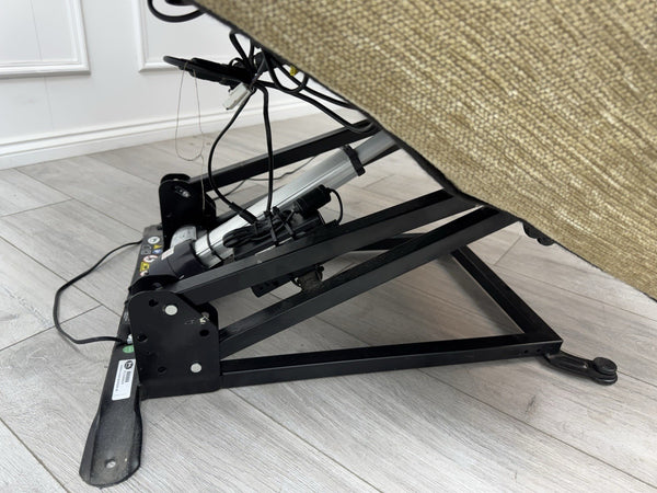 Parker Knoll Norton 150 Lift and Rise Recliner Armchair Sandy Beige Fabric7